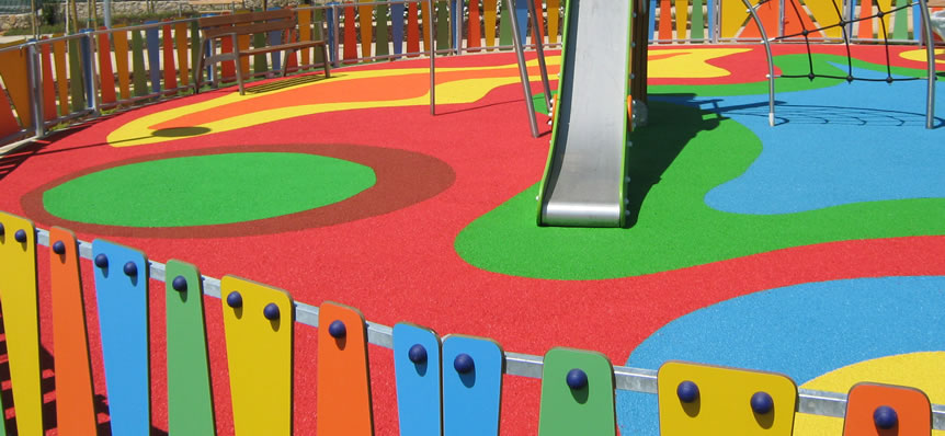 Piso Emborrachado Playground Monolítico