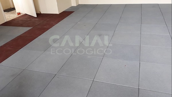 Piso de borracha Academia